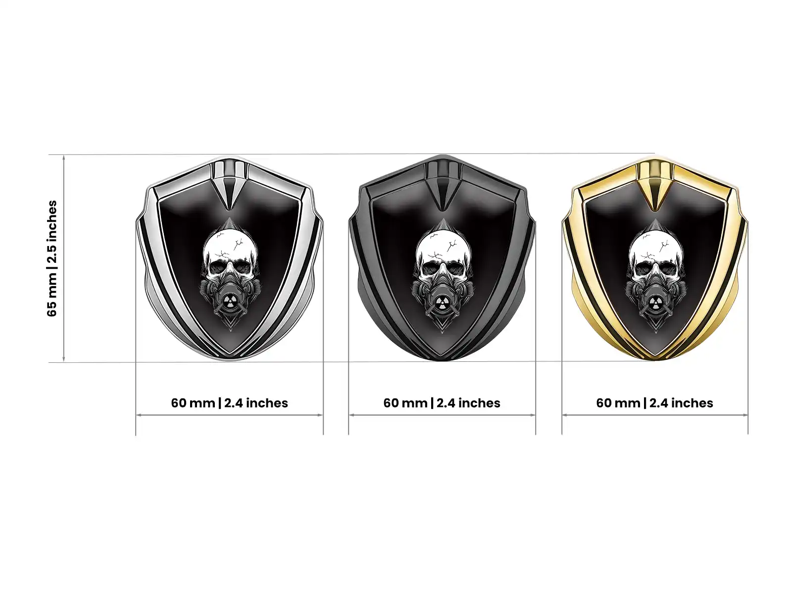 Emblem Car Badge Customizable Force Design